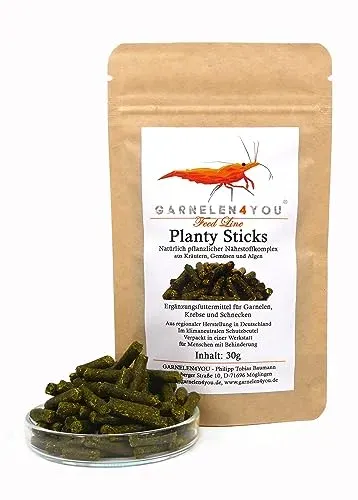 GARNELEN4YOU Planty Sticks, bâtonnets végétaux pour crevettes