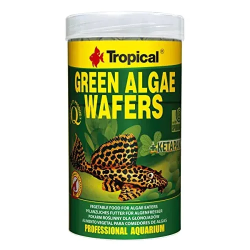 Gaufrettes Green Algae Wafers Tropical pour poissons de fond