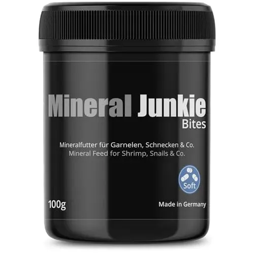 GlasGarten Mineral Junkie Bites 100 g pour crevettes et escargots