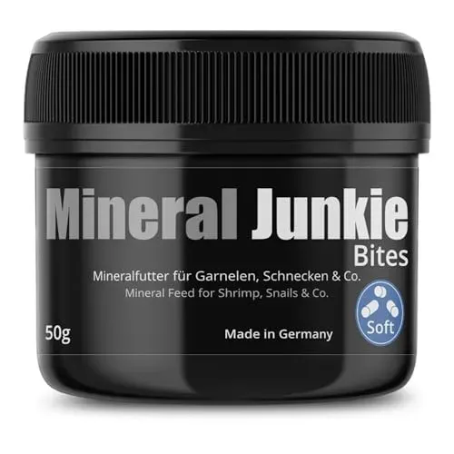 GlasGarten Mineral Junkie Bites : aliment minéral crevettes 50 g