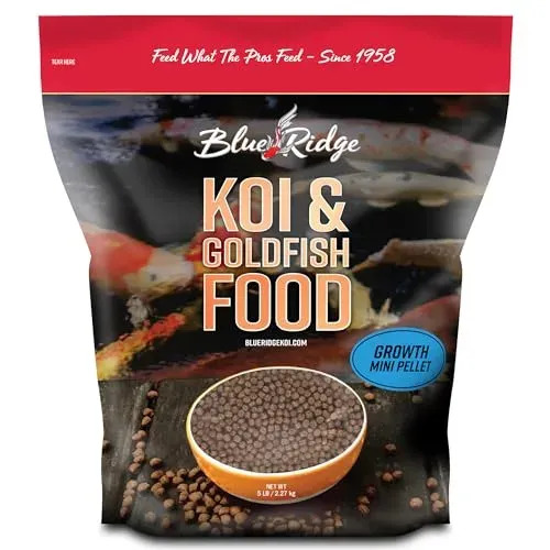Granulés Blue Ridge mini croissance pour koï et poissons rouges