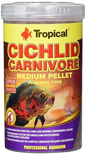 Granulés Tropical Cichlid Carnivore Medium 180 g pour cichlidés