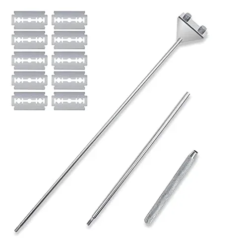 Grattoir à algues extensible FRAKS 65 cm avec 10 lames