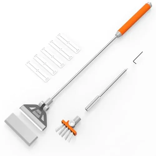 Grattoir à algues FZONE 2 en 1 avec brosse pour aquarium en verre