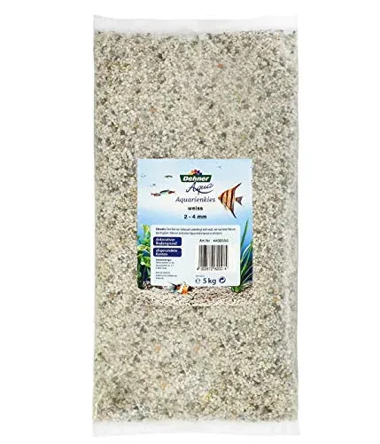 Gravier de quartz blanc Dehner Aqua, grain 2-4 mm, 5 kg