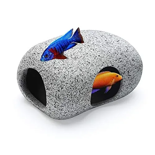 Grotte en céramique pour betta, crevettes et guppys