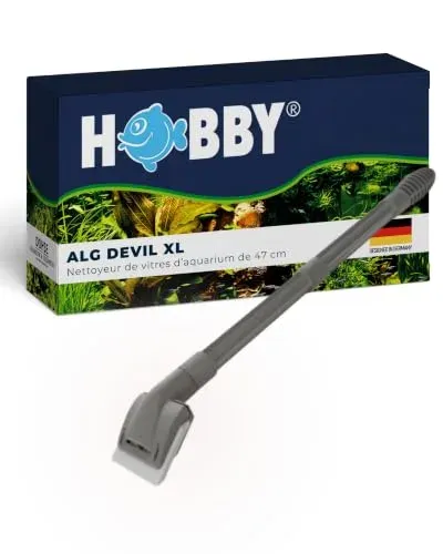 Hobby Alg Devil XL, nettoyeur de vitres d'aquarium jusqu'à 47 cm