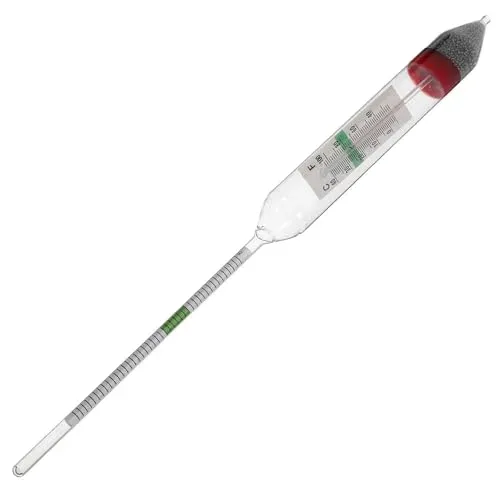 Hydromètre de salinité en verre Veemoon pour eau de mer