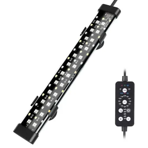 Barre LED submersible hygger HG135, 11 W pour aquarium marin