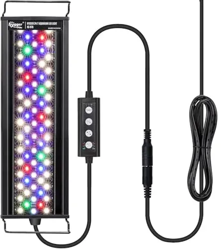 Rampe LED hygger 36 W à cycle naturel pour aquarium d'eau douce