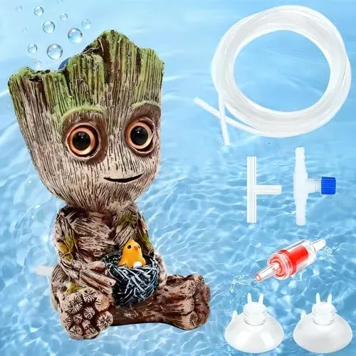 iTYOOS décor Groot bulleur d'air avec tuyau et accessoires