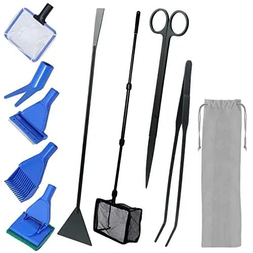 Kit d'entretien 9 en 1 Moendergo, poignée télescopique 88 cm