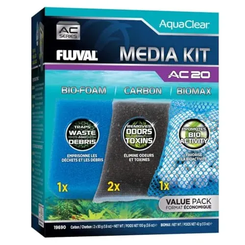 Kit d'entretien Fluval pour filtre à dos AquaClear AC20