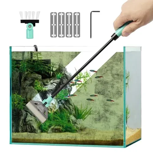 Kit de nettoyage aquarium 2 en 1 Boxtech, grattoir et brosse
