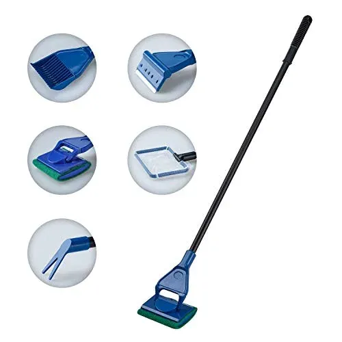 Kit de nettoyage COVVY 5 en 1 : filet, râteau, grattoir