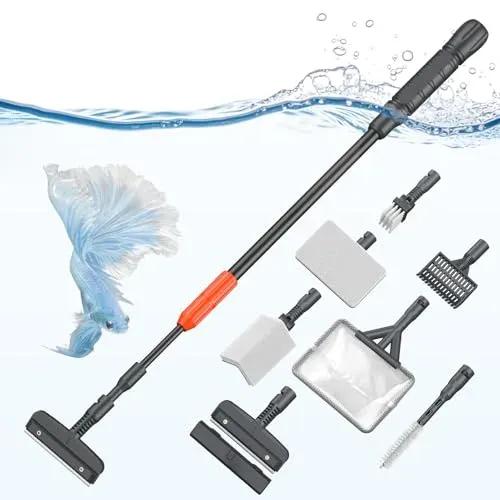 Kit de nettoyage Pawfly 7 en 1 pour aquarium