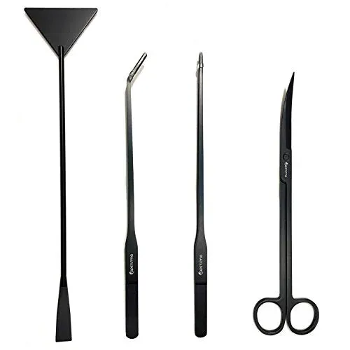 Kit d'outils d'aquascaping capetsma 5 en 1 en inox