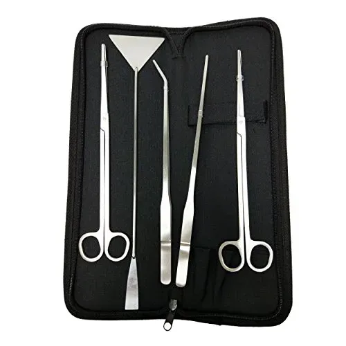 Kit d'outils aquascaping Signstek 5 en 1 en inox