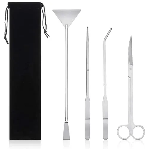 Kit d'outils aquascaping SRTSTR 4 pièces en inox