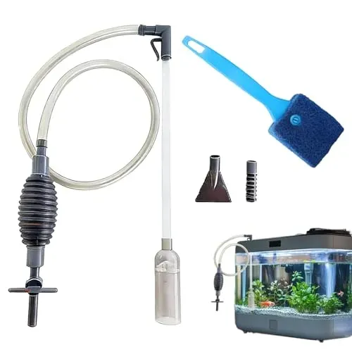 Kit siphon et brosse de nettoyage XJLyaya pour aquarium