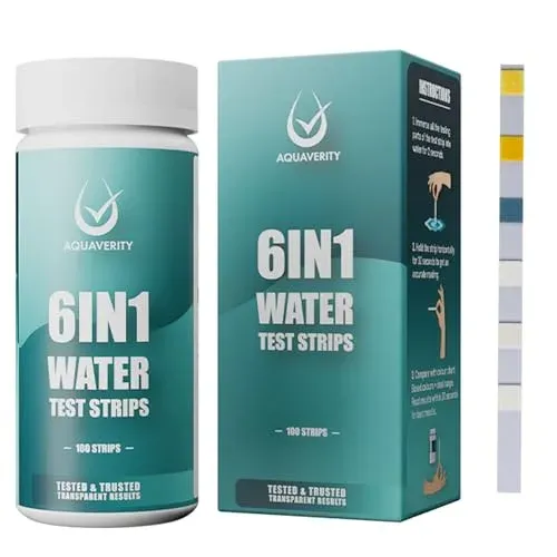 Kit de test d'eau 6 en 1 Aquaverity IN-326, douce et marine