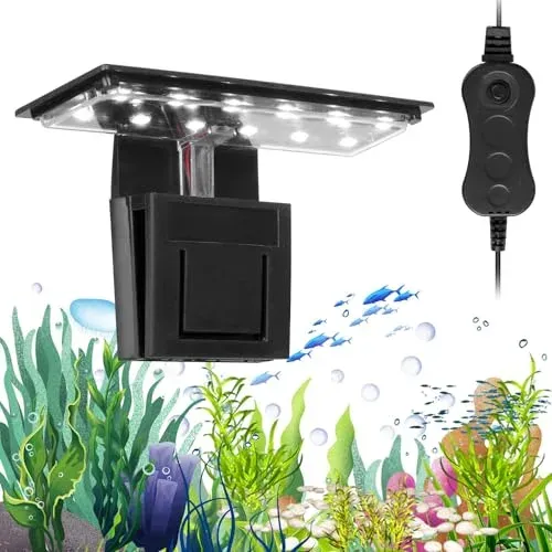 Lampe LED Adiwo à pince pour nano aquarium
