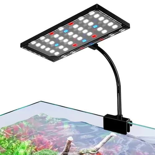 Lampe LED clip BYZESTY 14 W pour aquarium de 40 à 100 cm