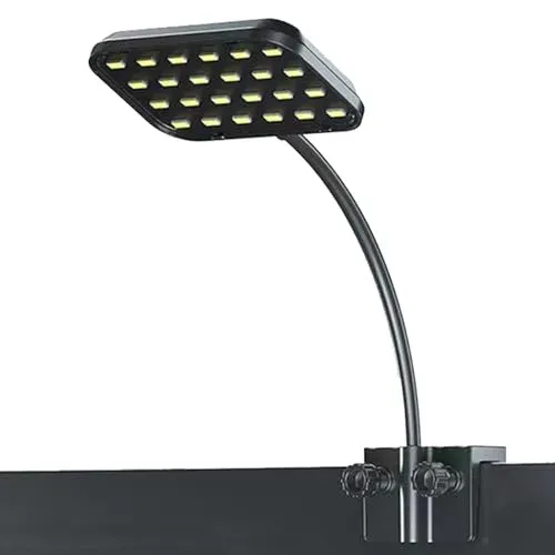 Lampe LED à pince GERUI pour nano aquarium, 8 W ou 13 W