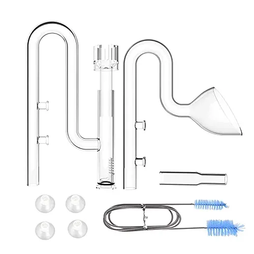 Kit lily pipes en verre FZONE 13 mm pour nano aquarium
