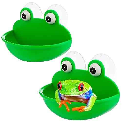 Lot de 2 grenouilles décoratives DQITJ pour aquarium