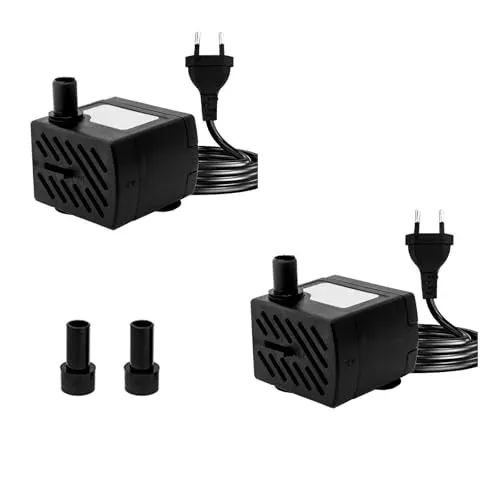 Lot de 2 mini pompes submersibles GERUI 180 l/h, 3 W