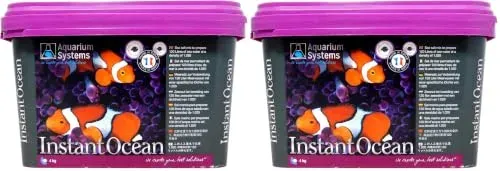 Lot de 2 sels Instant Ocean 4 kg pour aquarium marin