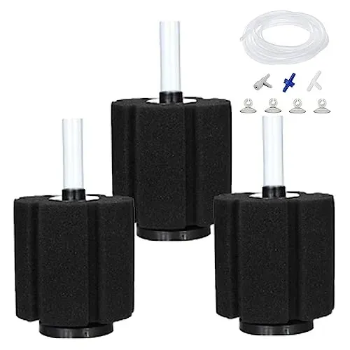 Lot de 3 filtres éponge Aquapapa pour bac betta et alevins