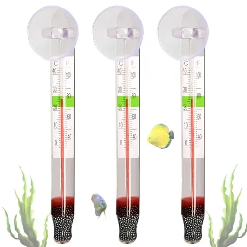Lot de 3 thermomètres autocollants pour aquarium DOVBAN