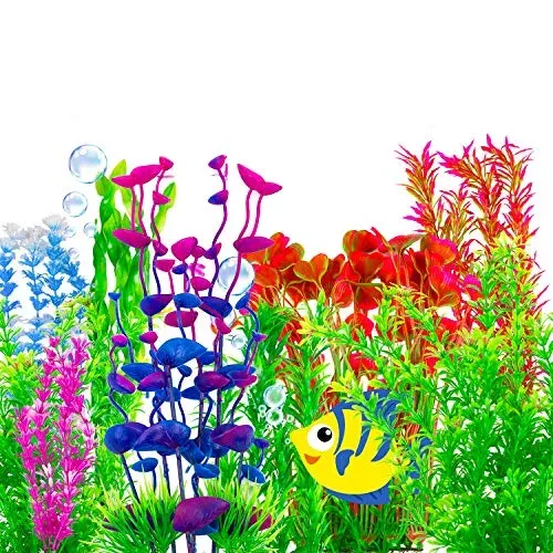 Lot de 30 plantes artificielles CousDUoBe pour aquarium