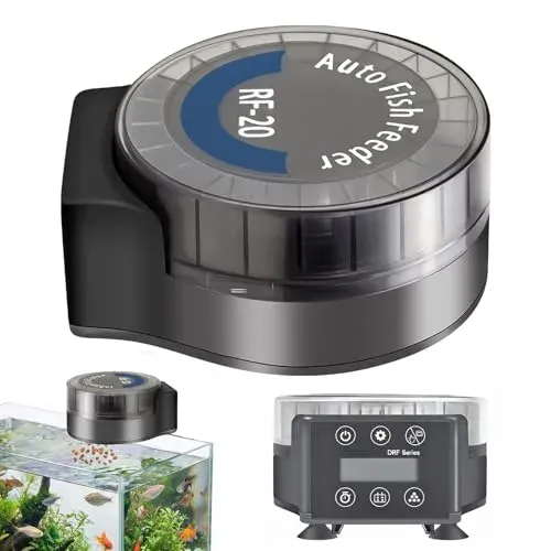 Mangeoire automatique HOSPAOP RF20 avec minuterie, à piles
