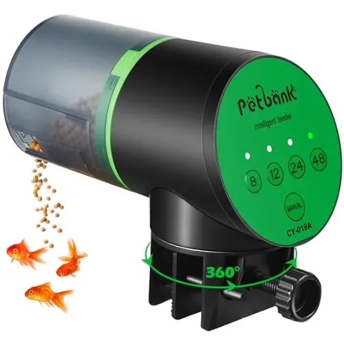 Mangeoire automatique Petbank à piles avec minuteur, 200 ml