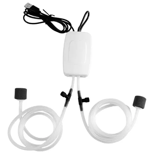 Mini pompe à air USB Anrbb 1 W avec double pierre à air