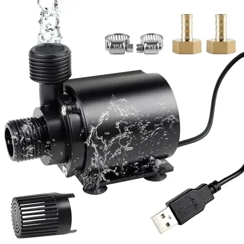 Mini pompe à eau USB EXLECO 500 l/h, 4 W, submersible