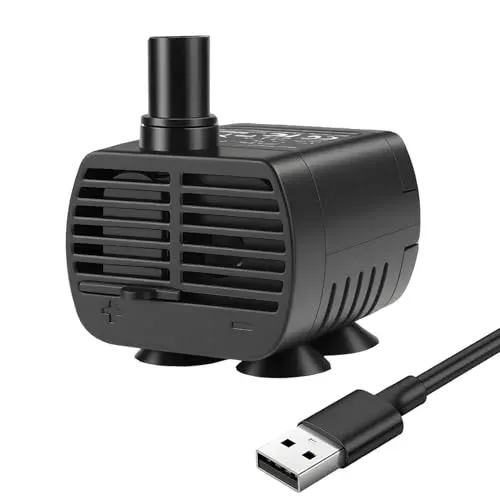 Mini pompe submersible Synkris 200 l/h, USB et silencieuse