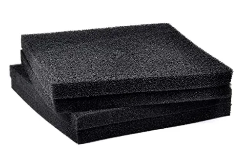 Mousse filtrante Anawakia 50 x 50 x 5 cm à gros pores