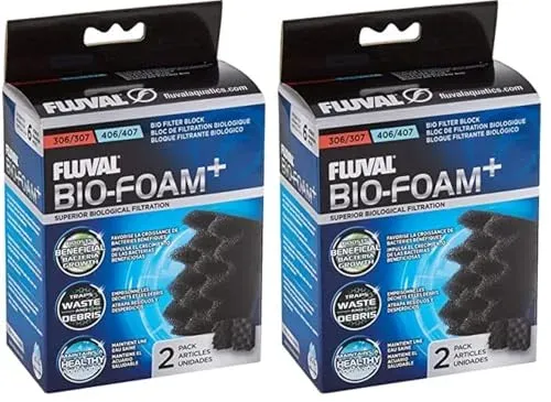 Mousse filtrante Fluval pour filtres externes 306 et 406 (lot de 2)
