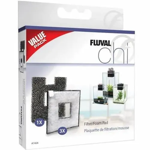 Lot de mousses Fluval A1426 pour filtres Chi I et Chi II