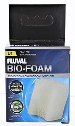 Mousses filtrantes Fluval U1 pour filtre interne, lot de 4