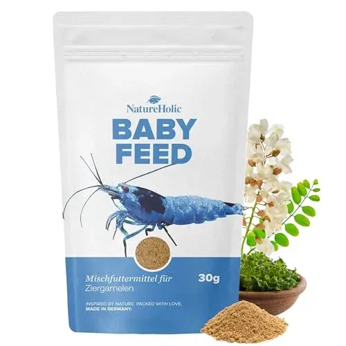 NatureHolic Babyfeed, nourriture en poudre pour bébés crevettes