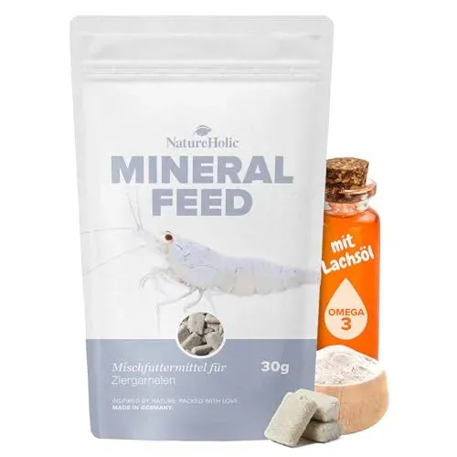 NatureHolic Mineralfeed, nourriture minérale crevettes et escargots