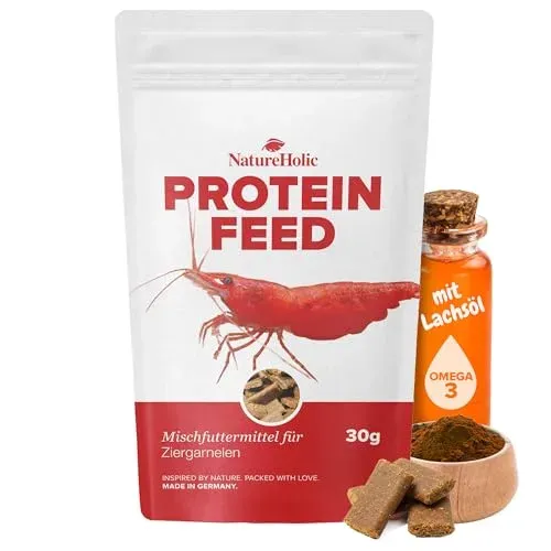 NatureHolic Proteinfeed : nourriture protéinée pour crevettes