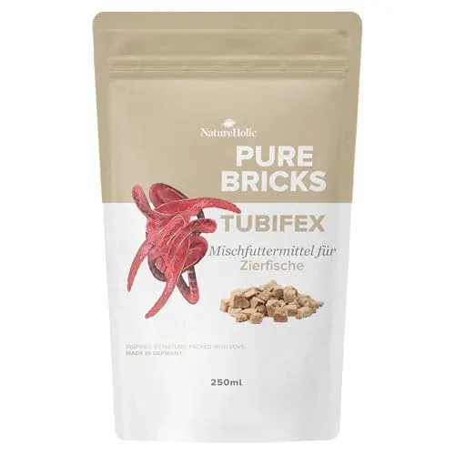 NatureHolic Pure Cubes Tubifex : nourriture lyophilisée