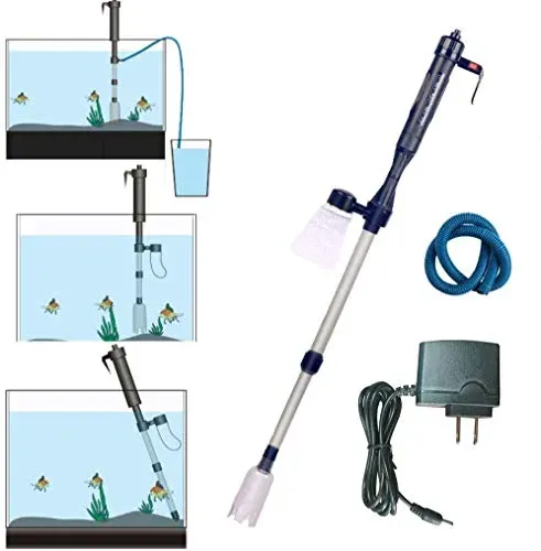 Nettoyeur de gravier électrique Londafish à piles pour aquarium