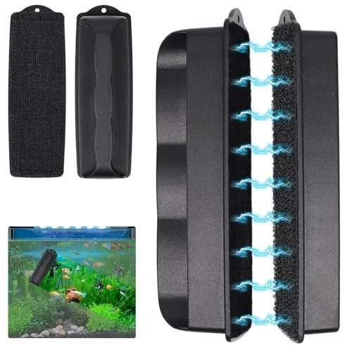 Nettoyeur magnétique pour vitre d'aquarium, verre jusqu'à 6 mm
